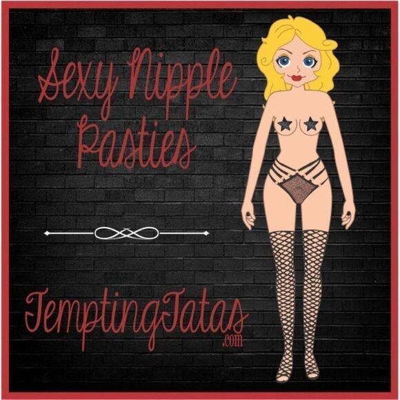 💋 Nipple Covers ❤️ Sexy Pasties 🔥 Breast Petals - Picture 2 of 9